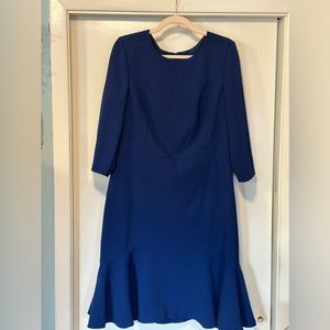 Ann Taylor Blue Midi Dress